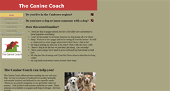 Desktop Screenshot of caninecoach.com.au